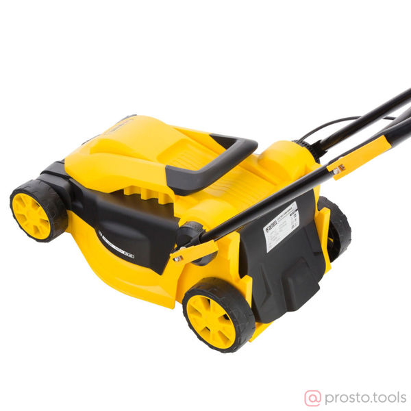 Изображение Газонокосилка эл. GM-1200, 1200 Вт, шир. 32 см, 3 уров., травосб. 25 л.// Denzel