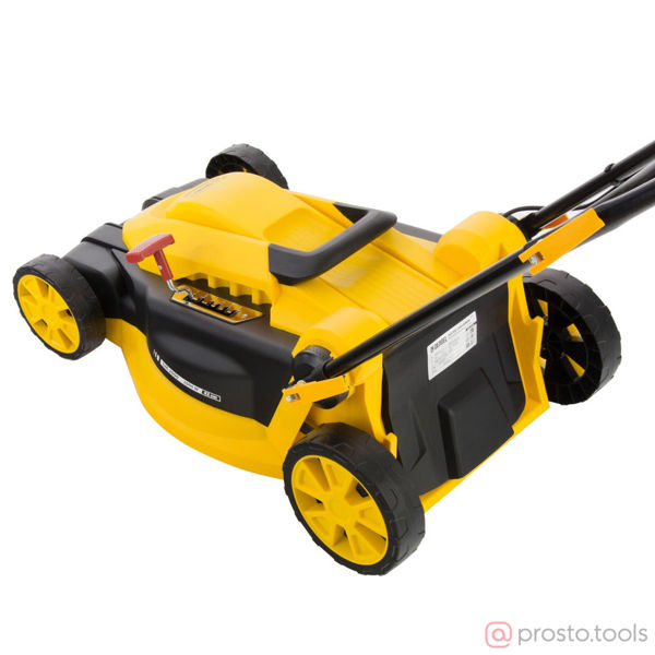 Изображение Газонокосилка эл. GM-2000, 2000 Вт, шир. 43 см, 6 уров., травосб. 45 л.// Denzel