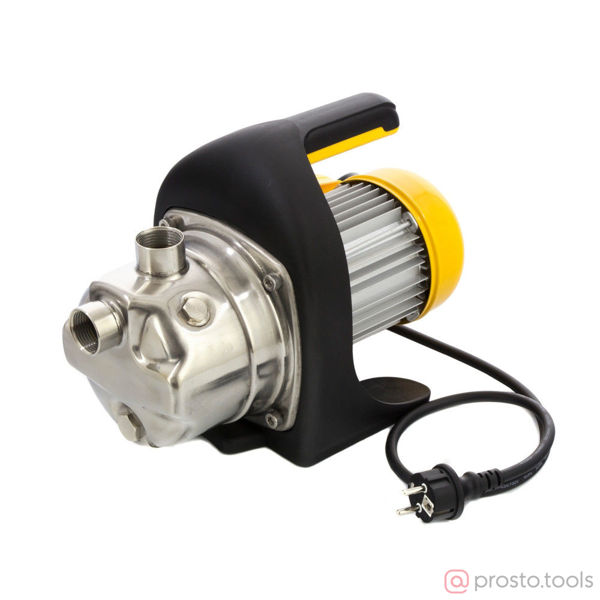 Изображение Садовый поверхностный насос GP1200Х, 1200 Вт, 3700 л/ч, подъем 46 м, нержавейка// Denzel