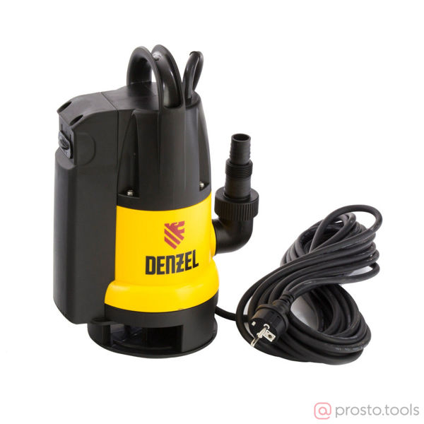 Изображение Дренажный насос DP800A, 800 Вт, подъем 5 м, 13000 л/ч// Denzel