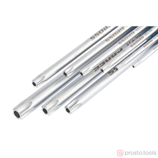 Изображение Набор ключей имбусовых TORX Т10-Т50 9шт. экстра-длинные (GROSS)