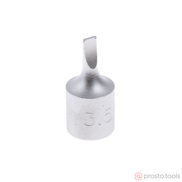 Изображение Головка торц. 1/4" 3,5*0,6 Slotted L= 25мм (KING TONY)