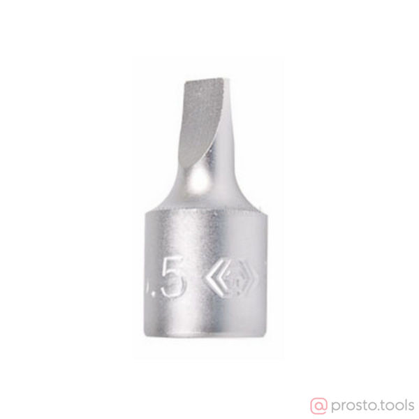 Изображение Головка торц. 1/4" 3,5*0,6 Slotted L= 25мм (KING TONY)