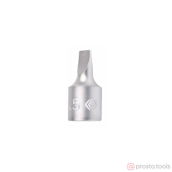 Изображение Головка торц. 1/4" 5,5*1,0 Slotted L= 25мм (KING TONY)
