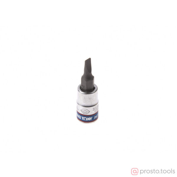 Изображение Головка торц. 1/4" 4*0,8 Slotted L= 37мм (KING TONY)