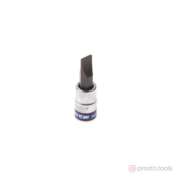 Изображение Головка торц. 1/4" 7,0*1,2 Slotted L= 37мм (KING TONY)