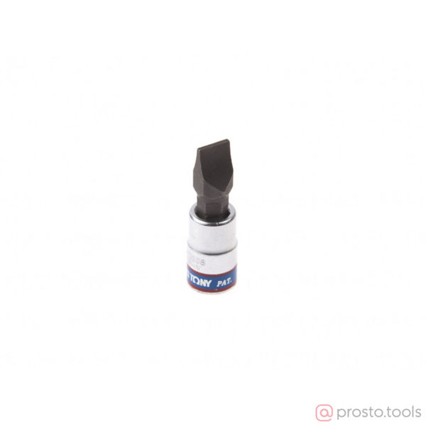 Изображение Головка торц. 1/4" 8,0*1,2 Slotted L= 37мм (KING TONY)