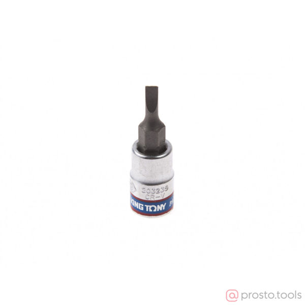 Изображение Головка торц. 1/4" 3,5*0,5 Slotted L= 37мм (KING TONY)