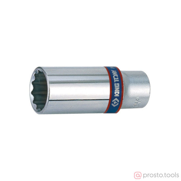 Изображение Головка торц. 3/8" 11мм 12-гран. глубокая (KING TONY)