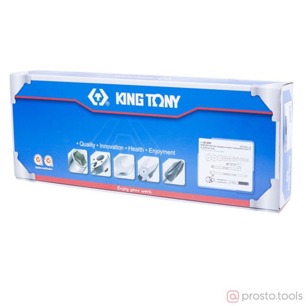 Изображение Набор головок 3/4" 22-50 мм 12-гран. 14 предметов //KING TONY
