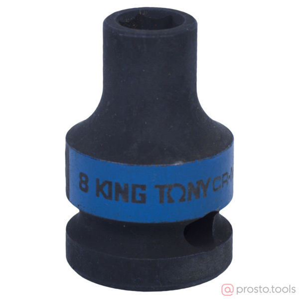 Изображение Головка ударная 1/2" 8мм 6-гран. (KING TONY)