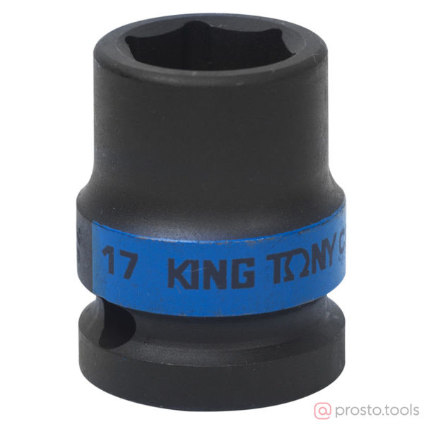 Изображение Головка ударная 1/2" 17мм 6-гран. (KING TONY)