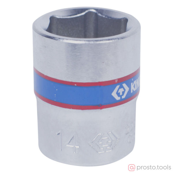 Изображение Головка торц. 1/4" 14мм 6-гран. (KING TONY)