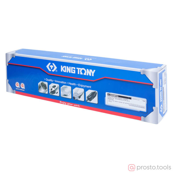 Изображение Набор головок ударных 3/4" 21-41 мм 6гр. 8 предметов //KING TONY