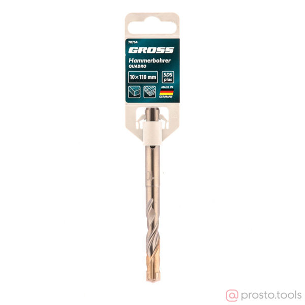 Изображение Бур SDS-plus 10х110 QUADRO //GROSS