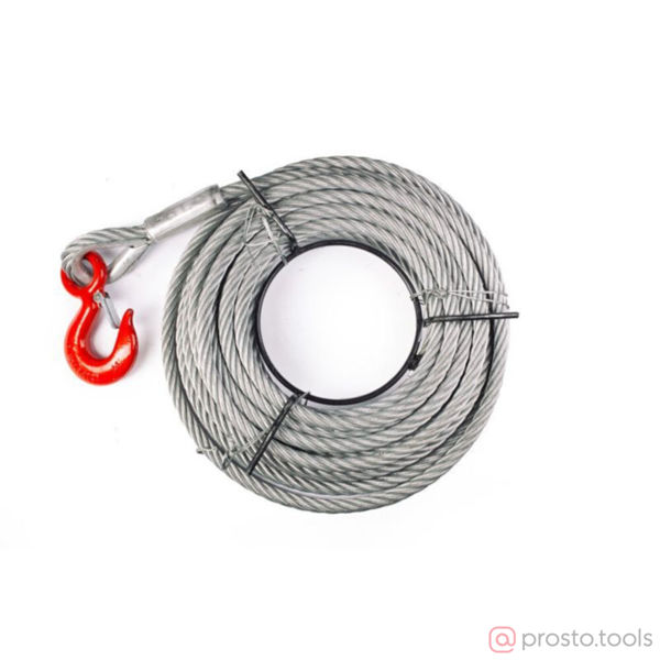 Изображение КАНАТ 20 м для лебёдки TOR МТМ 5400, 5,4 т (тип ZNL) d=20мм