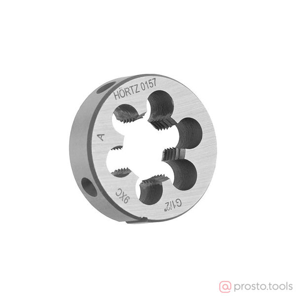 Изображение Плашка трубная G 1/2" 9ХС //HORTZ