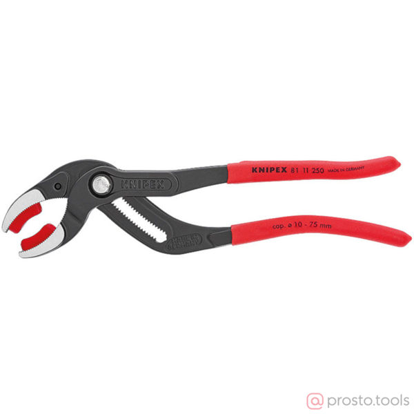 Изображение Клещи переставные 250мм фосфатированные, черного цвета //KNIPEX