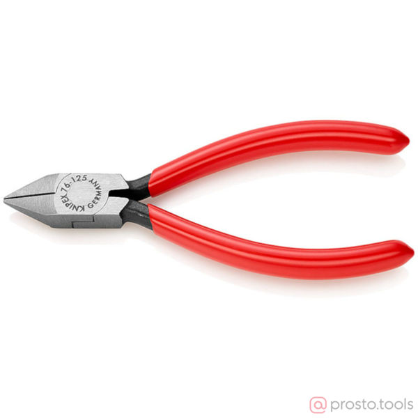 Изображение Кусачки боковые 125 мм фосфатированные, черного цвета //KNIPEX