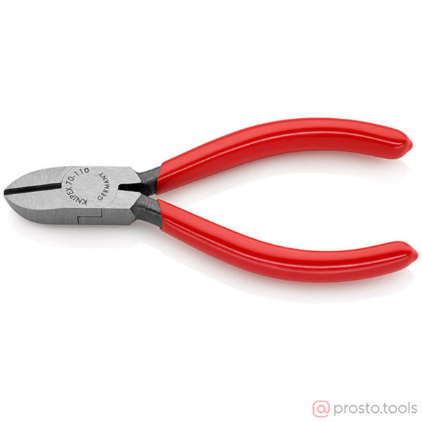 Изображение Кусачки боковые 110 мм фосфатированные, черного цвета //KNIPEX