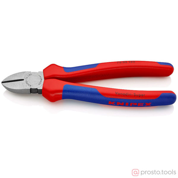 Изображение Кусачки боковые 180 мм фосфатированные, черного цвета //KNIPEX