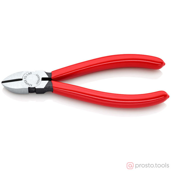 Изображение Кусачки боковые 140 мм фосфатированные, черного цвета //KNIPEX