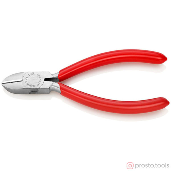 Изображение Кусачки боковые 125 мм хромированные //KNIPEX
