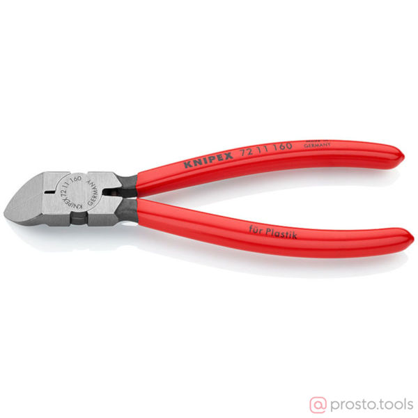 Изображение Кусачки боковые 160 мм для пластмассы //KNIPEX