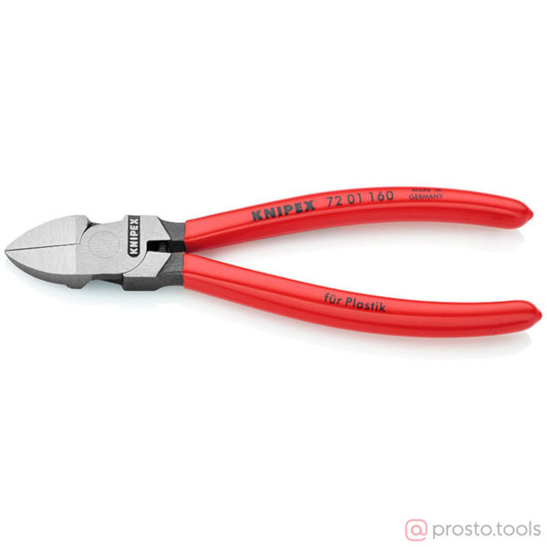 Изображение Кусачки боковые 160 мм для пластмассы //KNIPEX