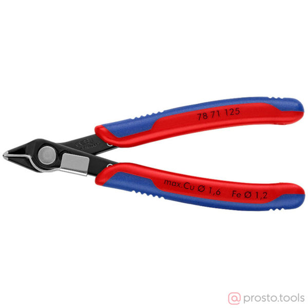 Изображение Кусачки боковые 125 мм вороненые //KNIPEX