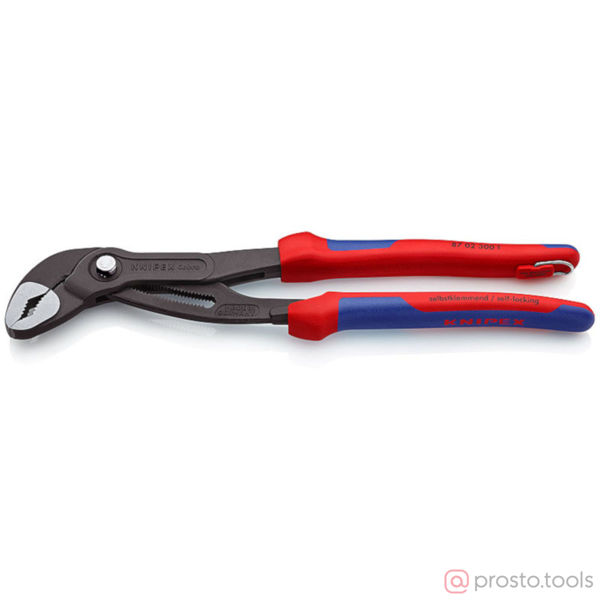 Изображение Клещи переставные 300мм Cobra фосфатированные, серого цвета //KNIPEX