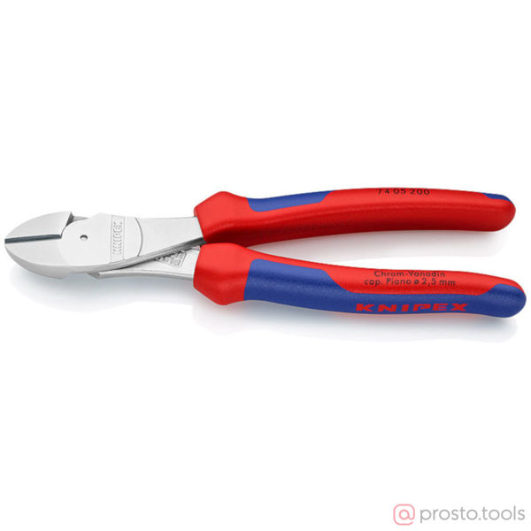 Изображение Кусачки боковые 200 мм особой мощности хромированные //KNIPEX