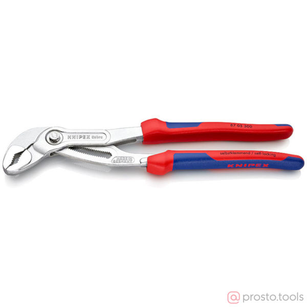 Изображение Клещи переставные 300мм Cobra хромированные //KNIPEX