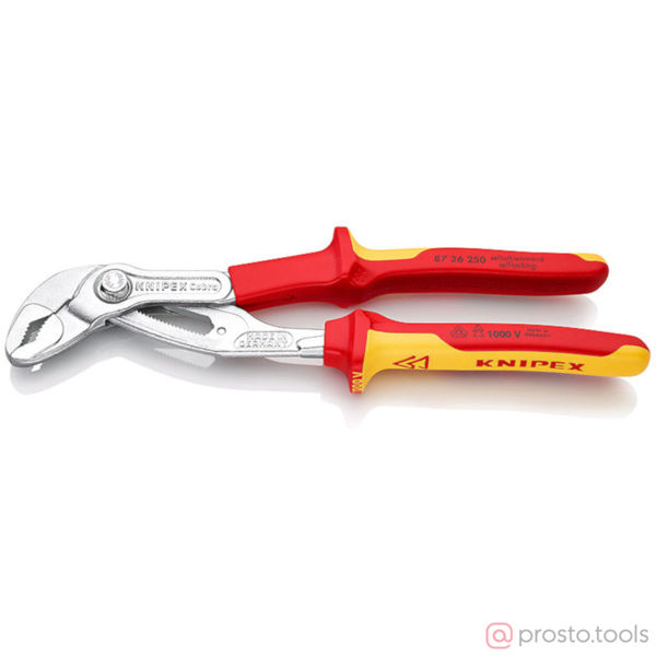 Изображение Клещи переставные 250мм Cobra VDE хромированные //KNIPEX