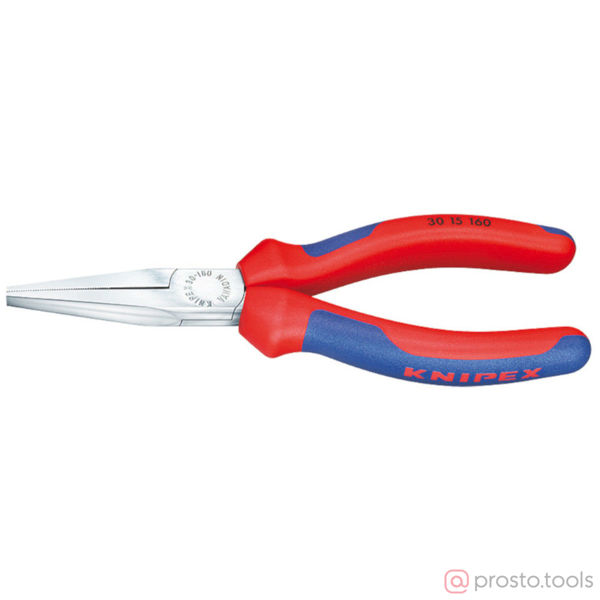 Изображение Длинногубцы 160 мм прямые хромированные //KNIPEX