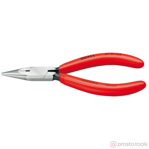 Изображение Длинногубцы 125 мм прямые фосфатированные, черного цвета //KNIPEX