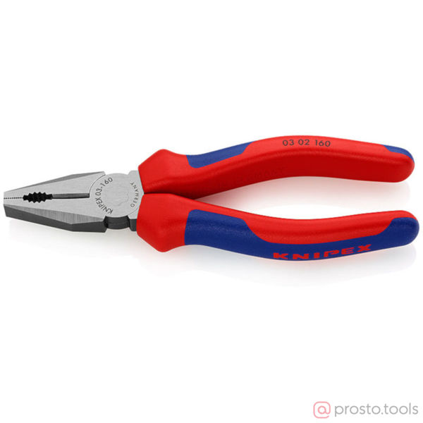 Изображение Плоскогубцы 160 мм фосфатированные, черного цвета //KNIPEX