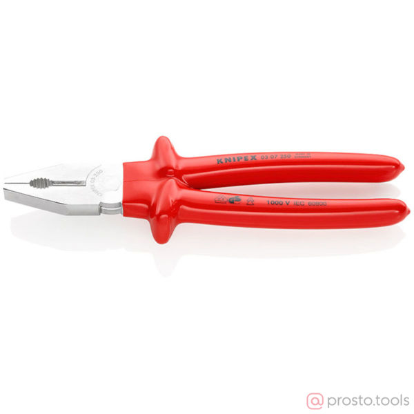 Изображение Плоскогубцы 250 мм комбинированные хромированные //KNIPEX
