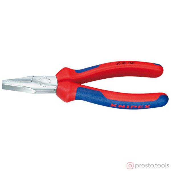 Изображение Плоскогубцы 160 мм с гладкими губками хромированные //KNIPEX