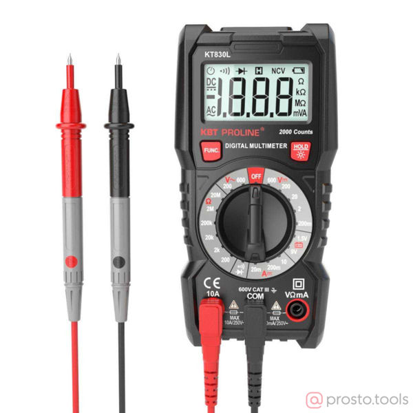 Изображение Мультиметр KT 830L PROLINE КВТ