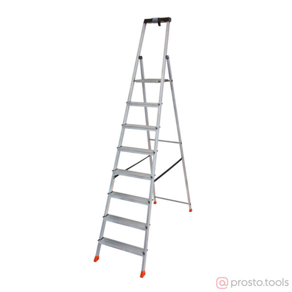 Изображение Стремянка алюминиевая 8 ступеней SAFETY //Krause