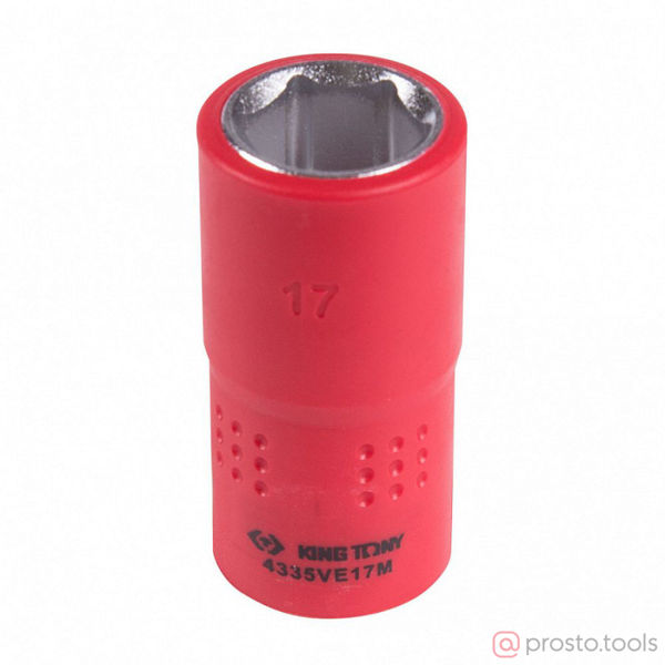 Изображение Головка торц. 1/2" 17мм 6-гран. до 1000В //KING TONY