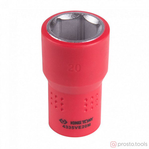 Изображение Головка торц. 1/2" 20мм 6-гран. до 1000В //KING TONY