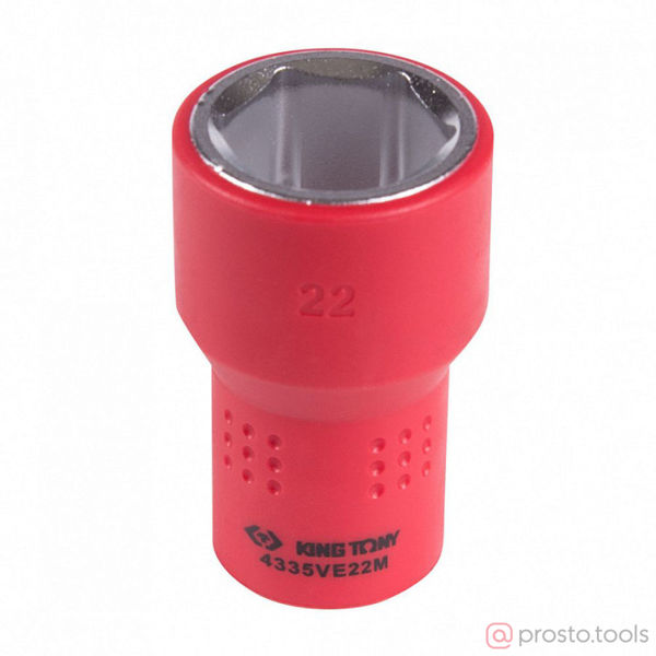 Изображение Головка торц. 1/2" 22мм 6-гран. до 1000В //KING TONY