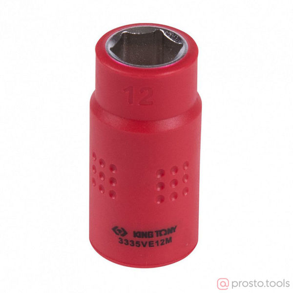 Изображение Головка торц. 3/8" 12мм 6-гран. до 1000В //KING TONY