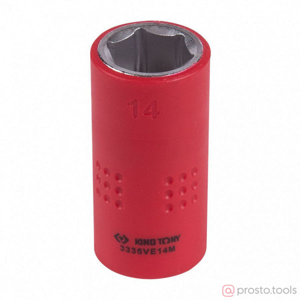 Изображение Головка торц. 3/8" 14мм 6-гран. до 1000В //KING TONY