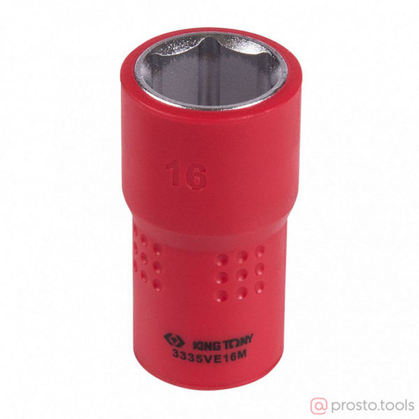 Изображение Головка торц. 3/8" 16мм 6-гран. до 1000В //KING TONY