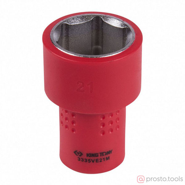 Изображение Головка торц. 3/8" 21мм 6-гран. до 1000В //KING TONY
