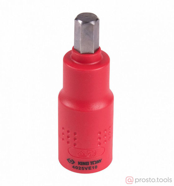 Изображение Головка торц. 1/2" H10мм до 1000В L = 75 мм //KING TONY