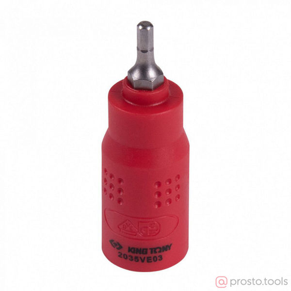 Изображение Головка торц. 1/4" H3мм до 1000В L = 54 мм //KING TONY